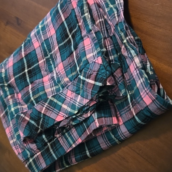 Victoria's Secret Green and Pink Plaid Pajama Set - Picture 9 of 11